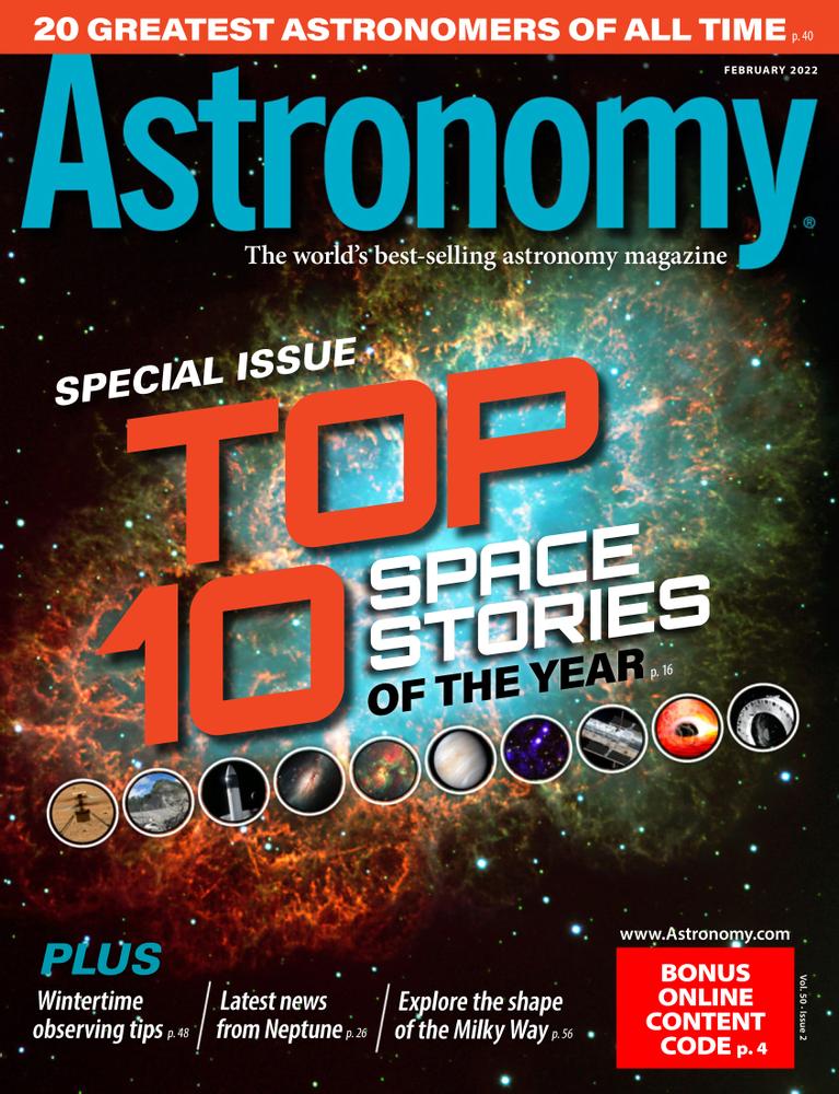 Astronomy February 01, 2022 Issue Cover