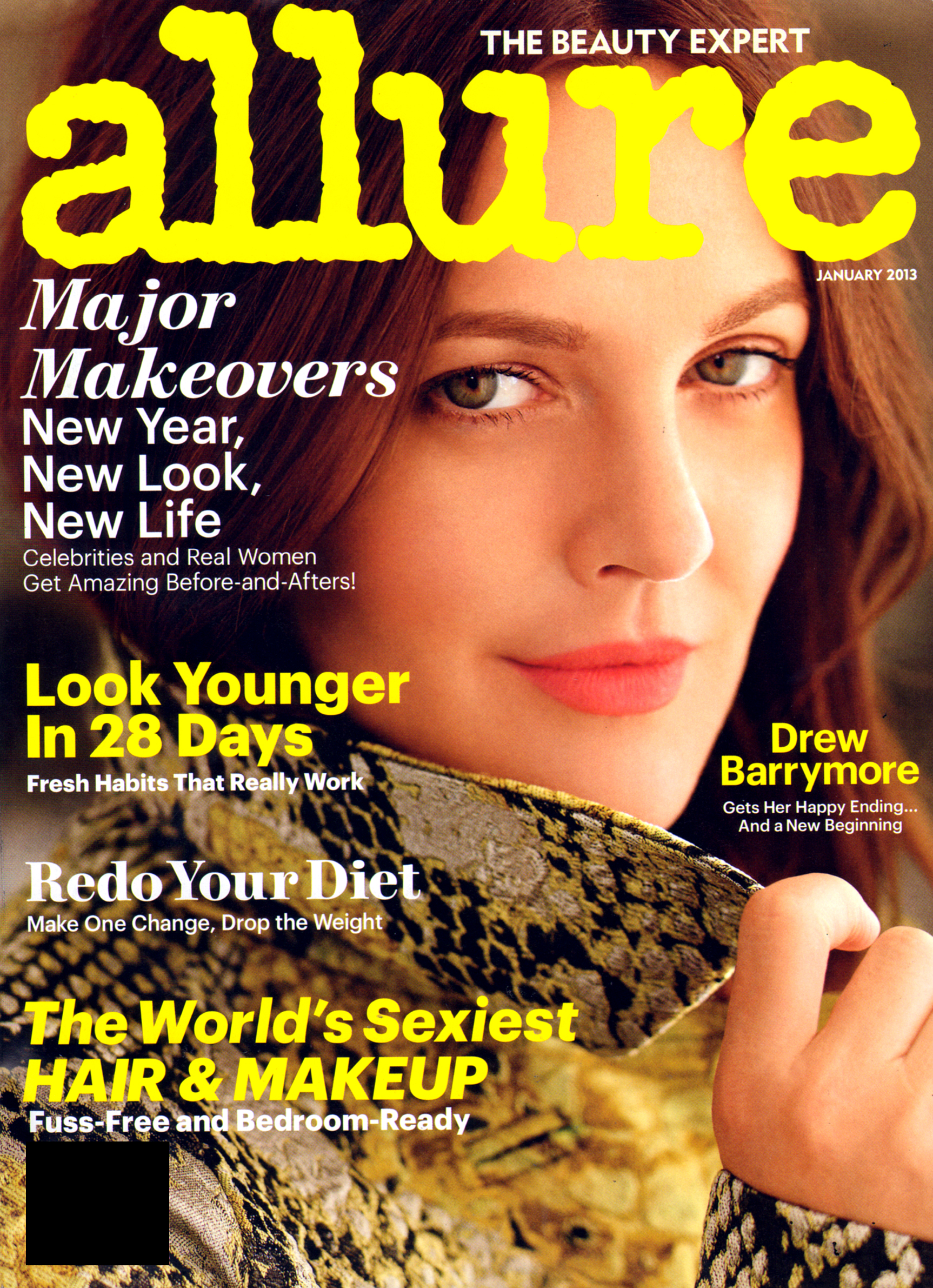 Allure January 01, 2013 Issue Cover
