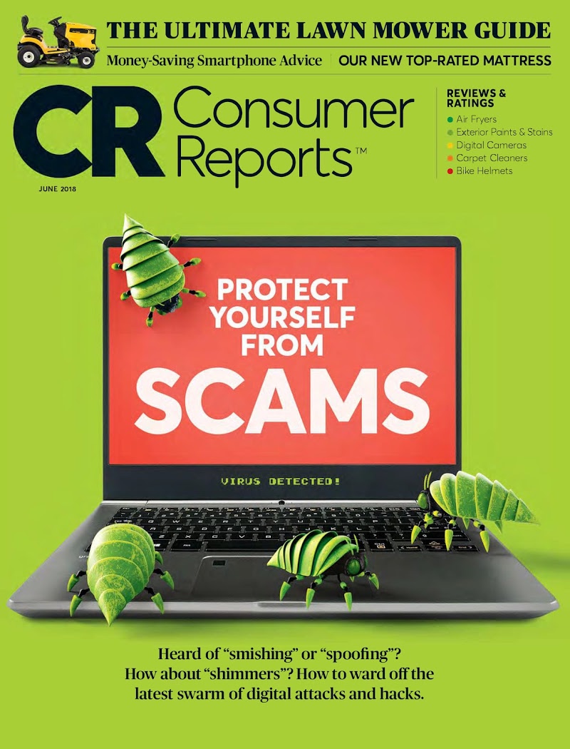 Consumer-Reports June 01, 2018 Issue Cover
