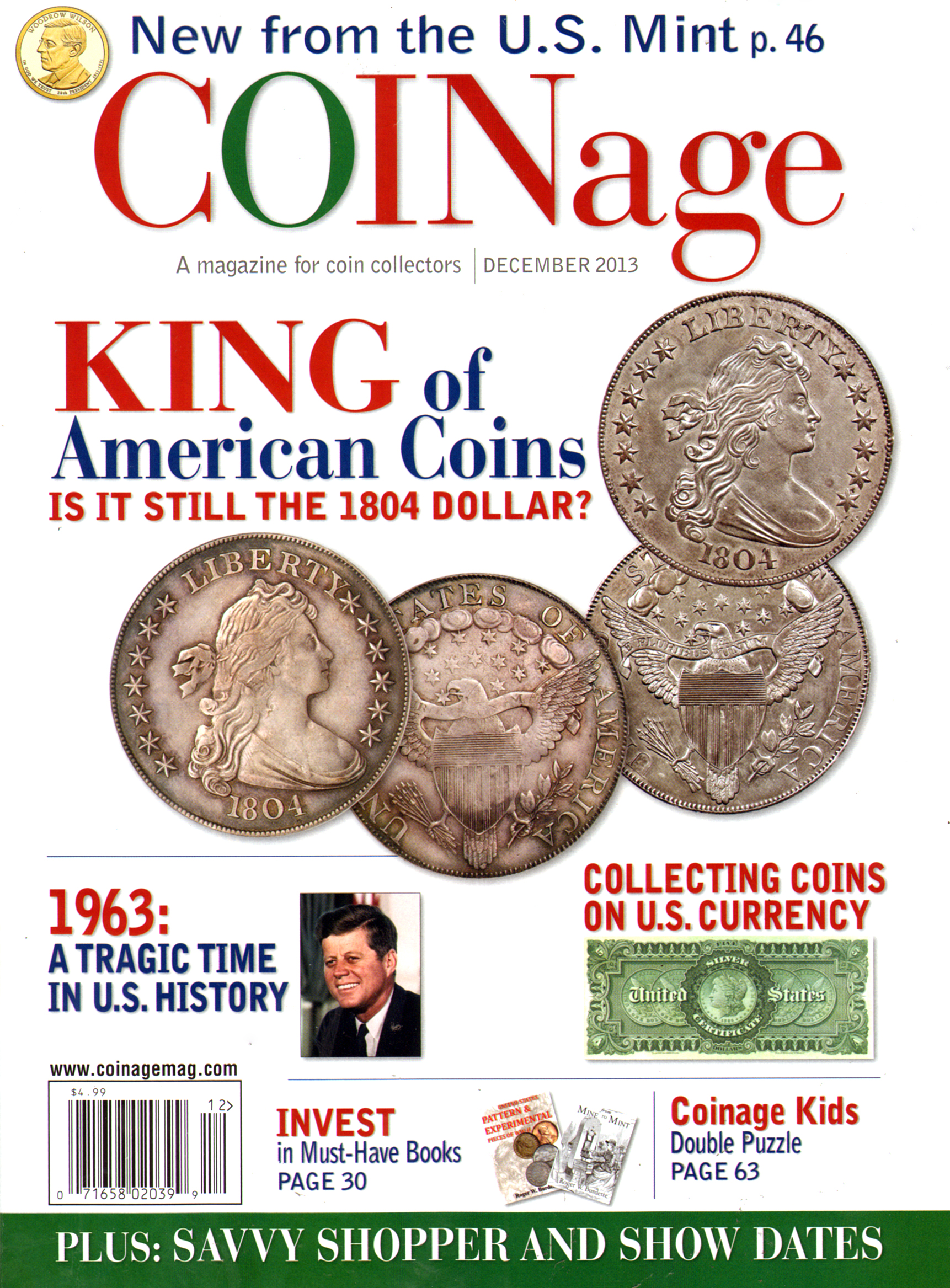 Coinage December 01, 2013 Issue Cover