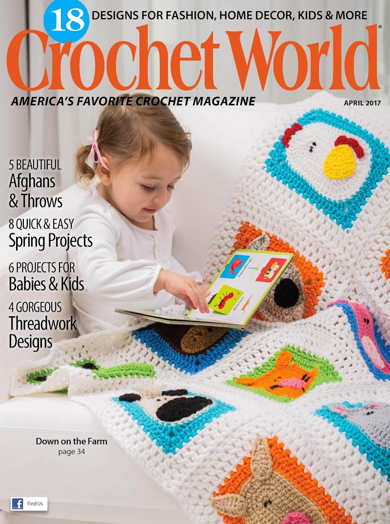 crochet-world April 01, 2017 Issue Cover