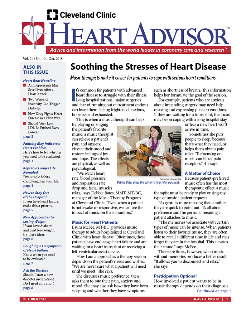 Heart-Advisor October 01, 2018 Issue Cover