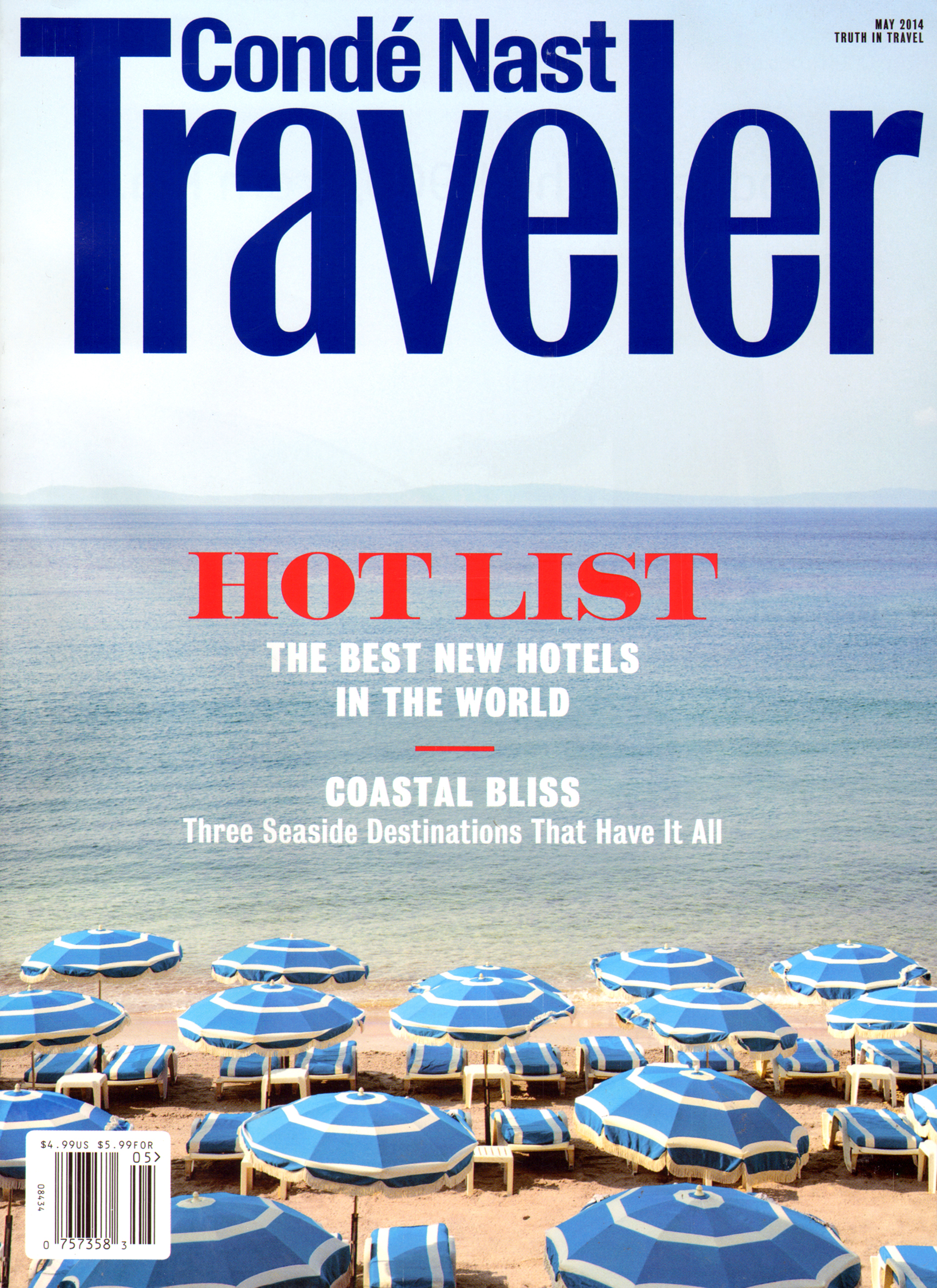 Condé-Nast-Traveler May 01, 2014 Issue Cover