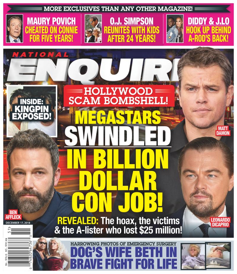 National-Enquirer December 17, 2018 Issue Cover