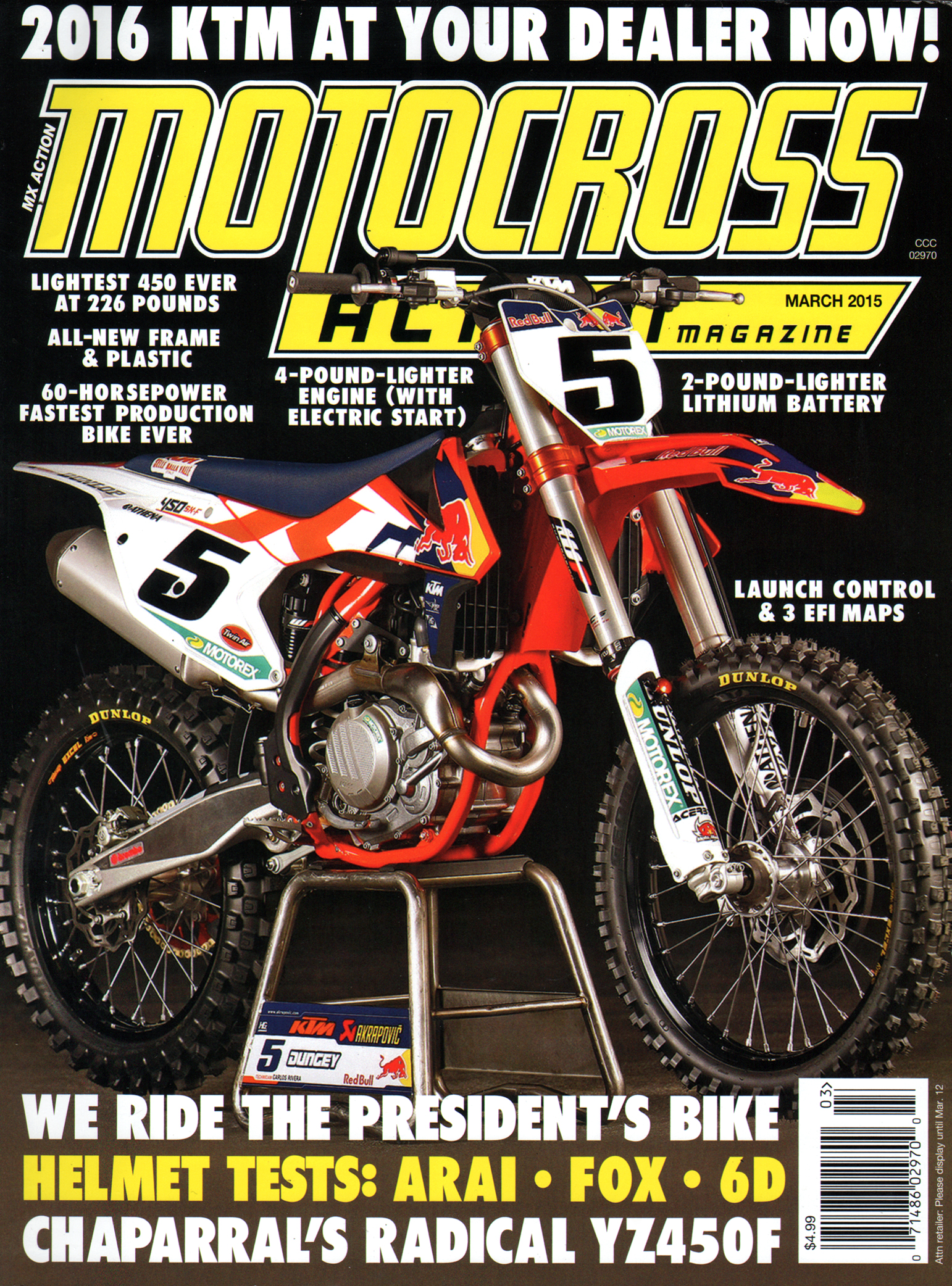 Motocross-Action March 01, 2015 Issue Cover
