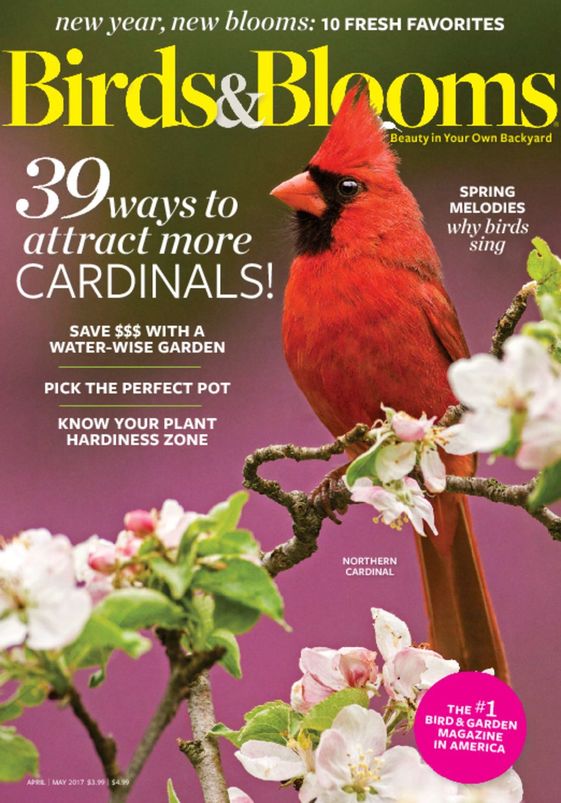 Birds-and-Blooms April 01, 2017 Issue Cover