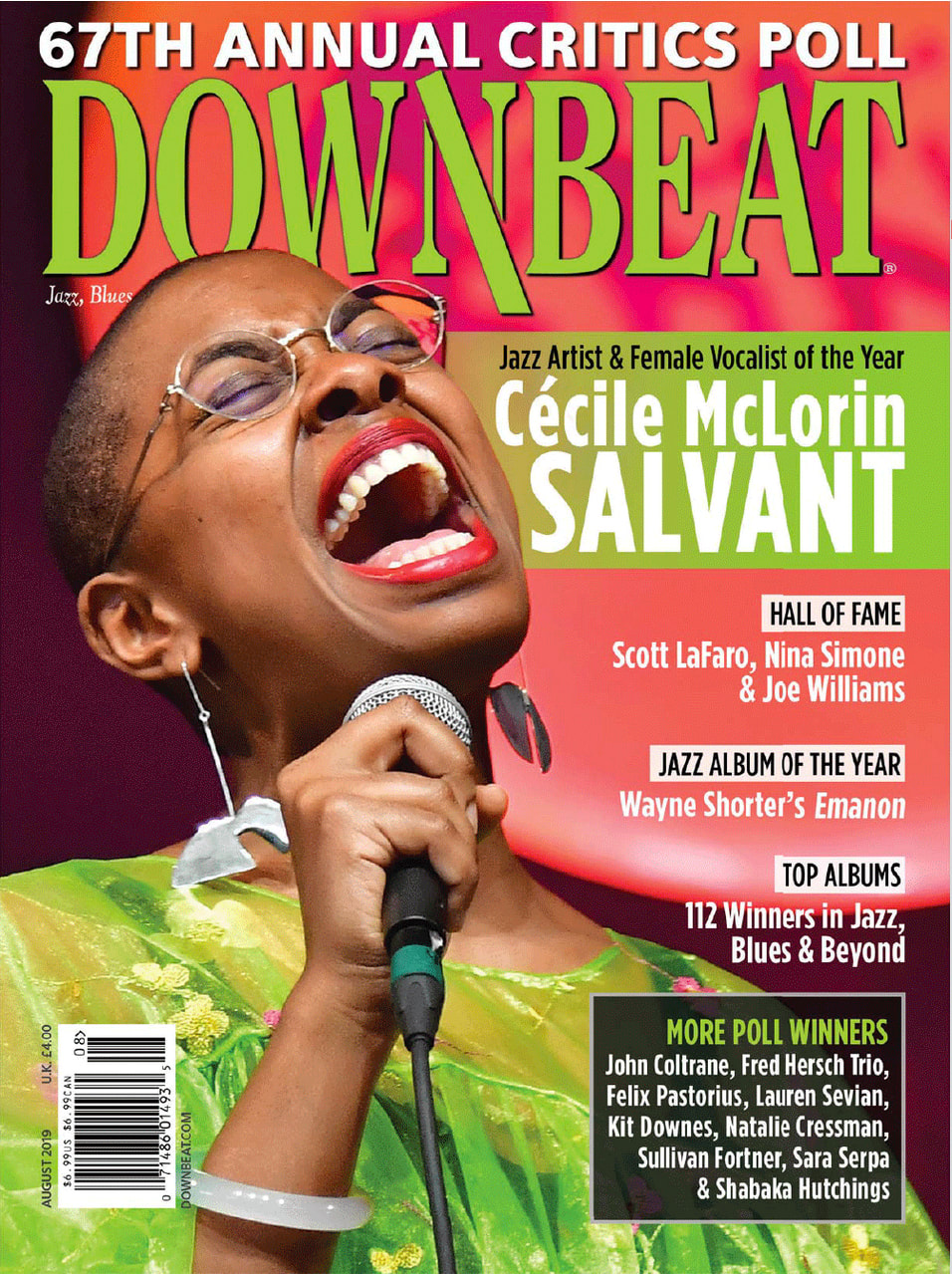 downbeat August 01, 2019 Issue Cover