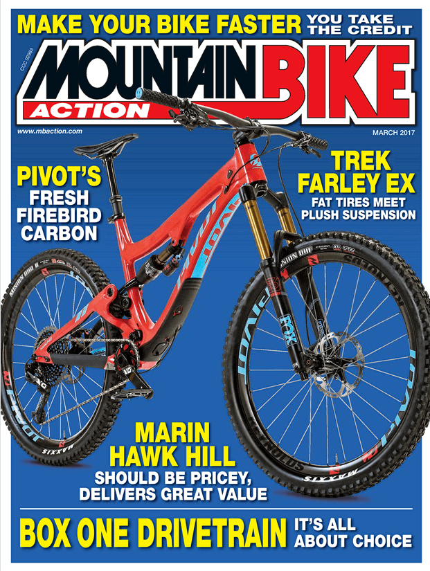 Mountain-Bike-Action March 01, 2017 Issue Cover