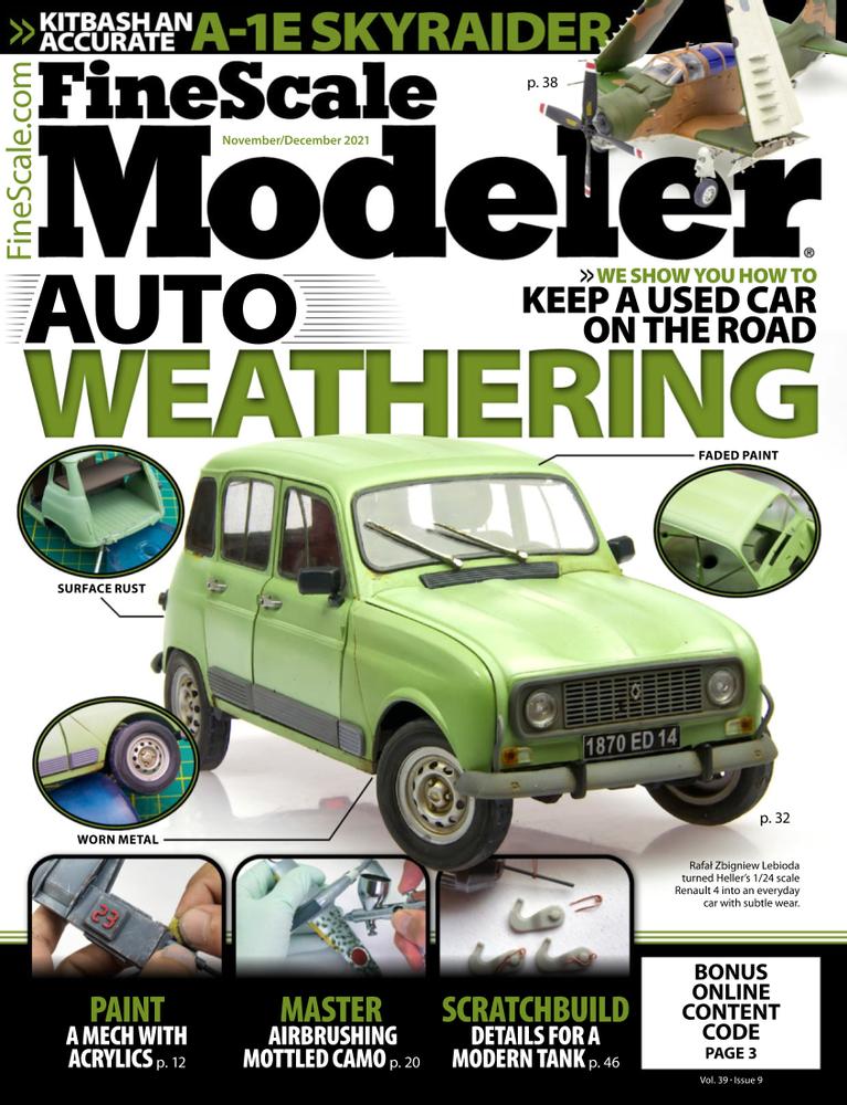 Finescale-Modeler November 01, 2021 Issue Cover