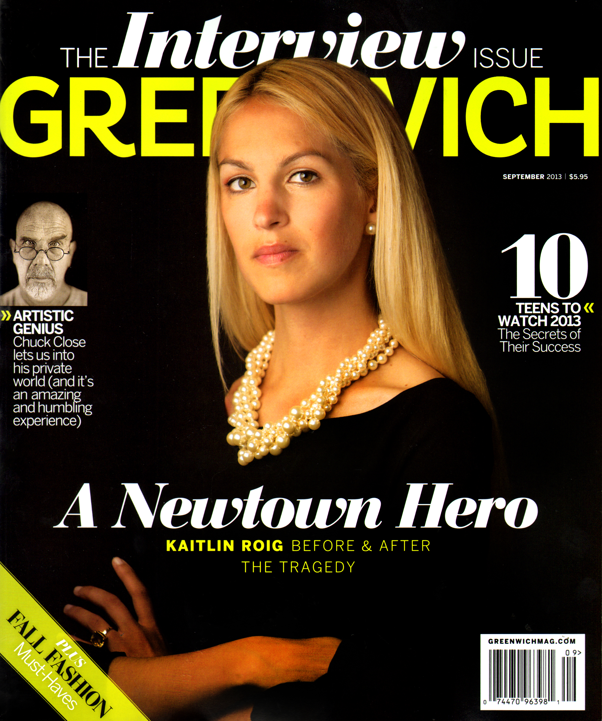 Greenwich September 01, 2013 Issue Cover
