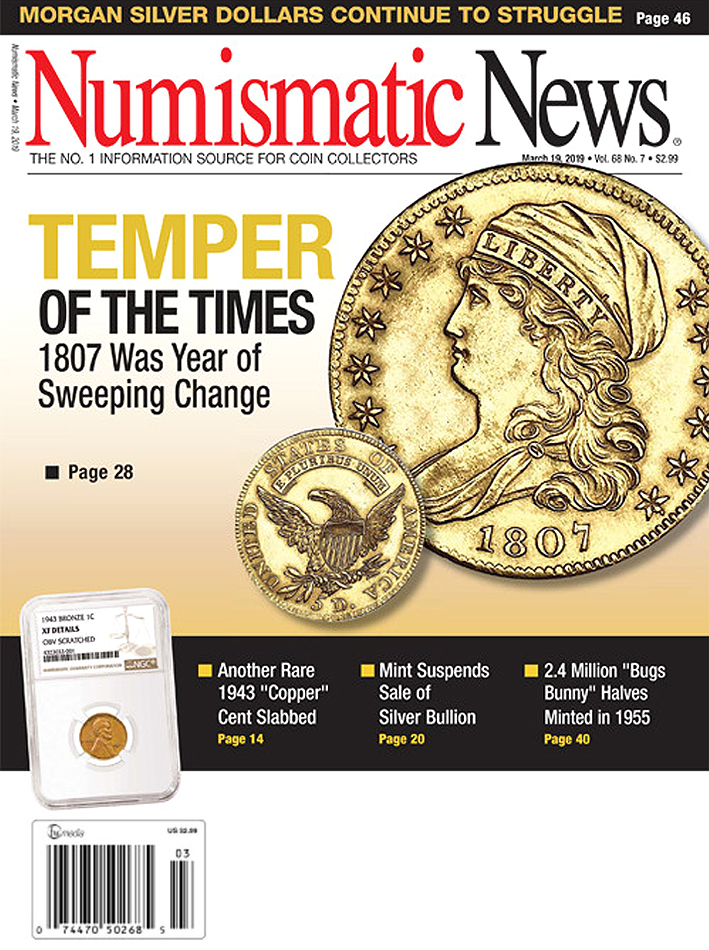 Numismatic-News March 19, 2019 Issue Cover
