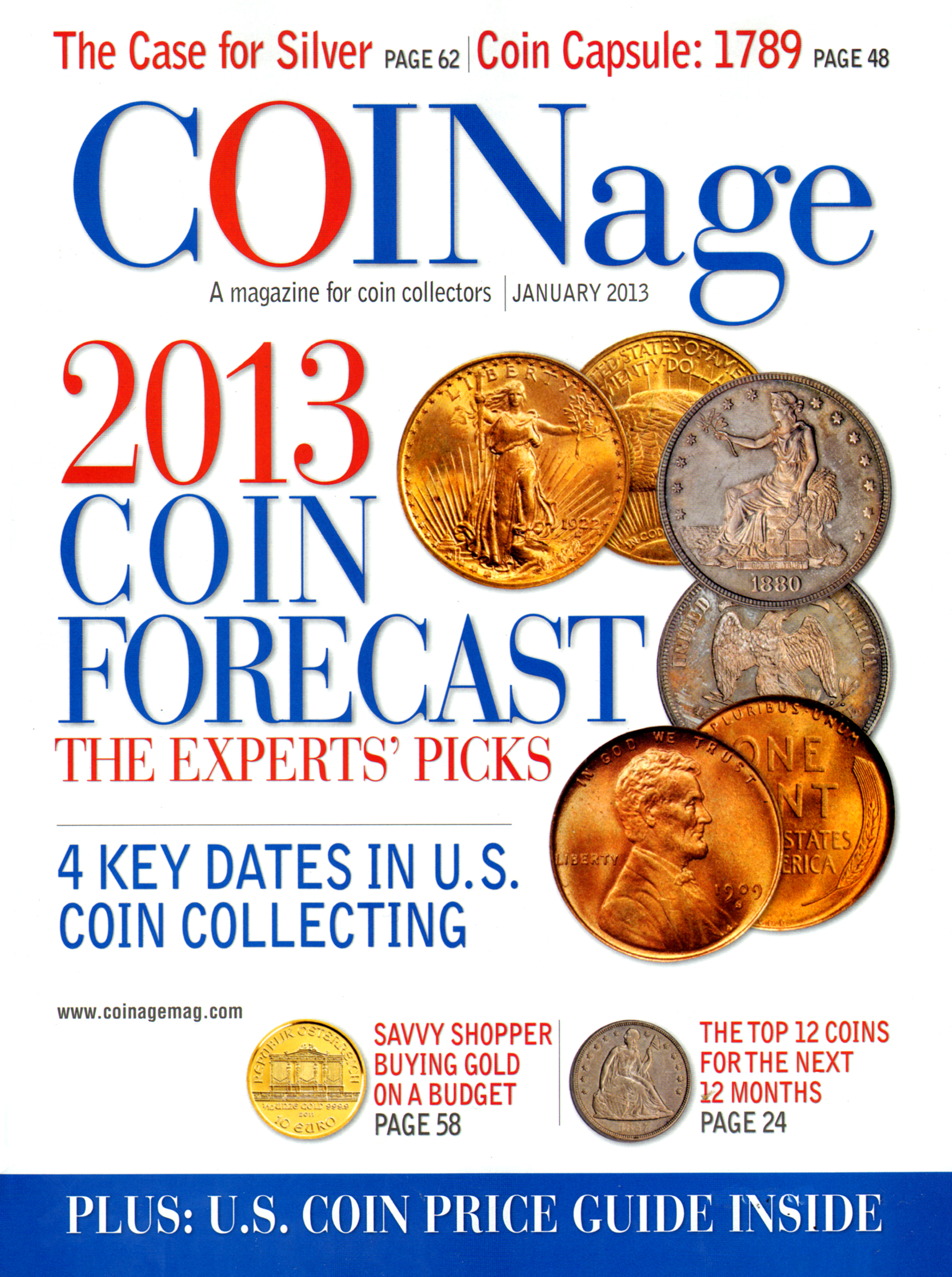 Coinage January 01, 2013 Issue Cover