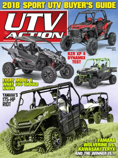 UTV Action February 01, 2018 Issue Cover
