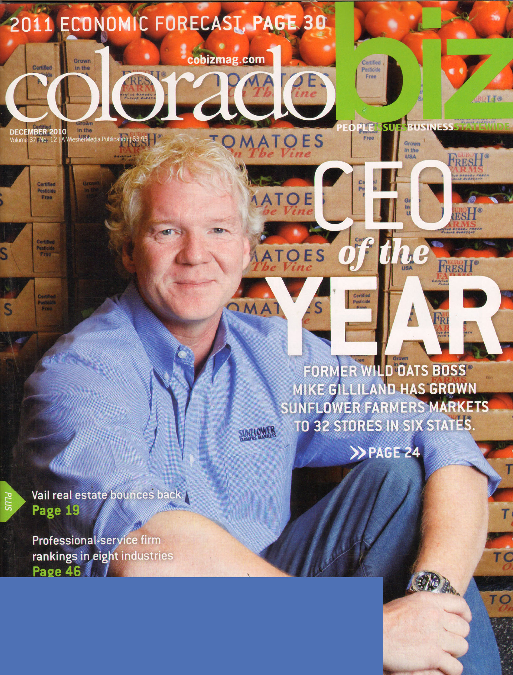 Coloradobiz December 01, 2010 Issue Cover