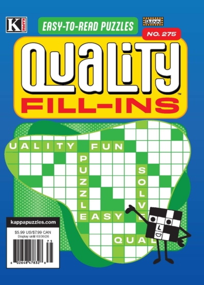 Quality Fill-ins March 01, 2026 Issue Cover