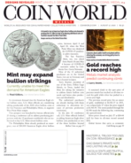 Coin-World-Weekly August 17, 2020 Issue Cover