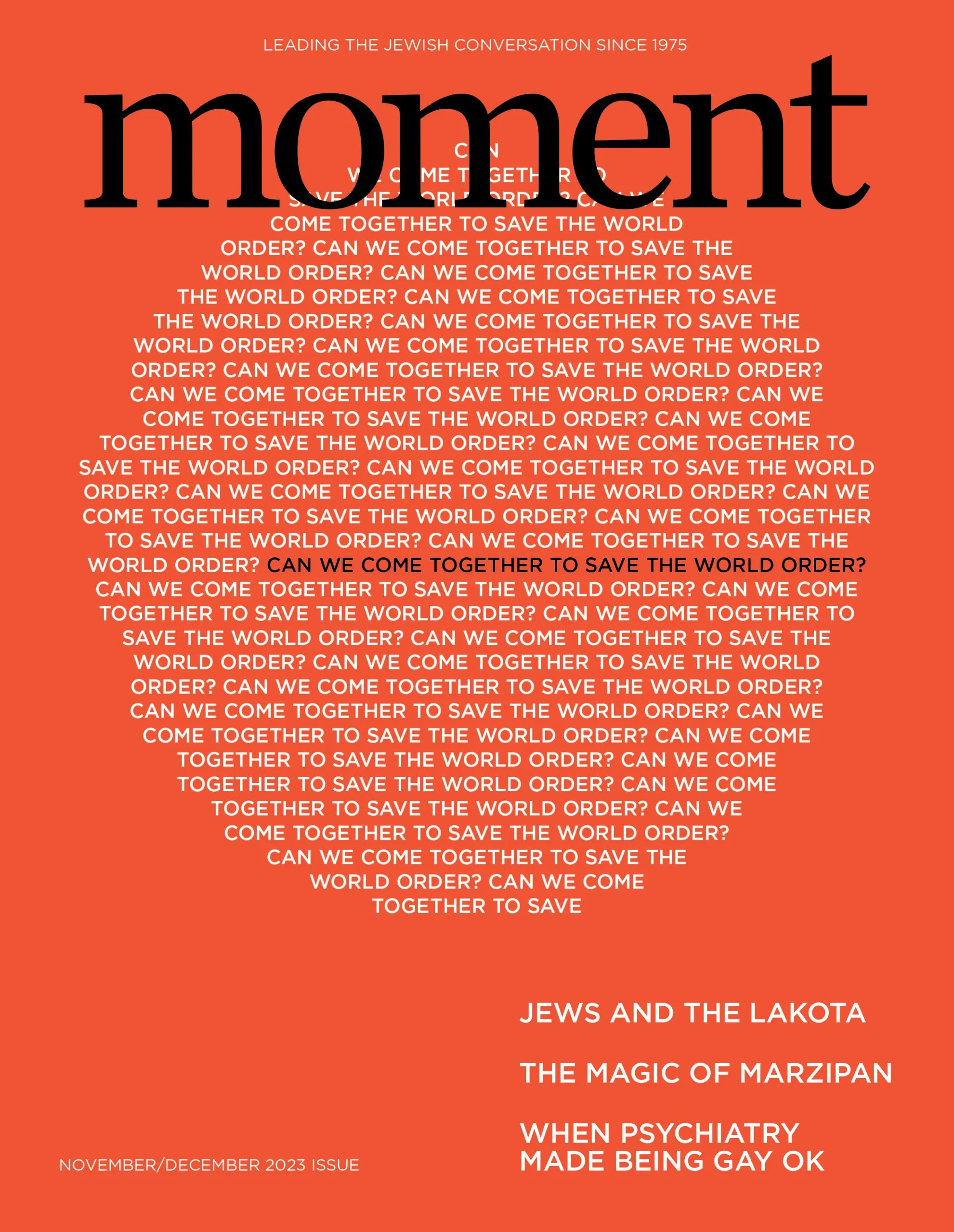 Moment November 01, 2023 Issue Cover
