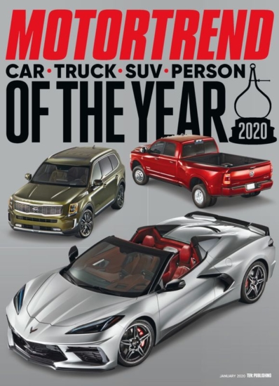 Motor Trend January 01, 2020 Issue Cover