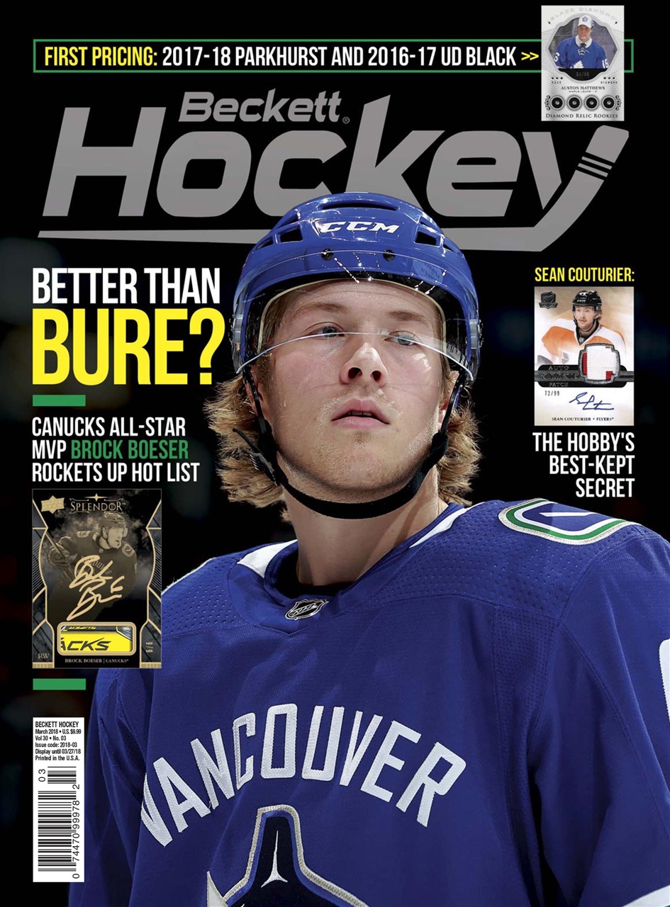 Beckett-Hockey March 01, 2018 Issue Cover
