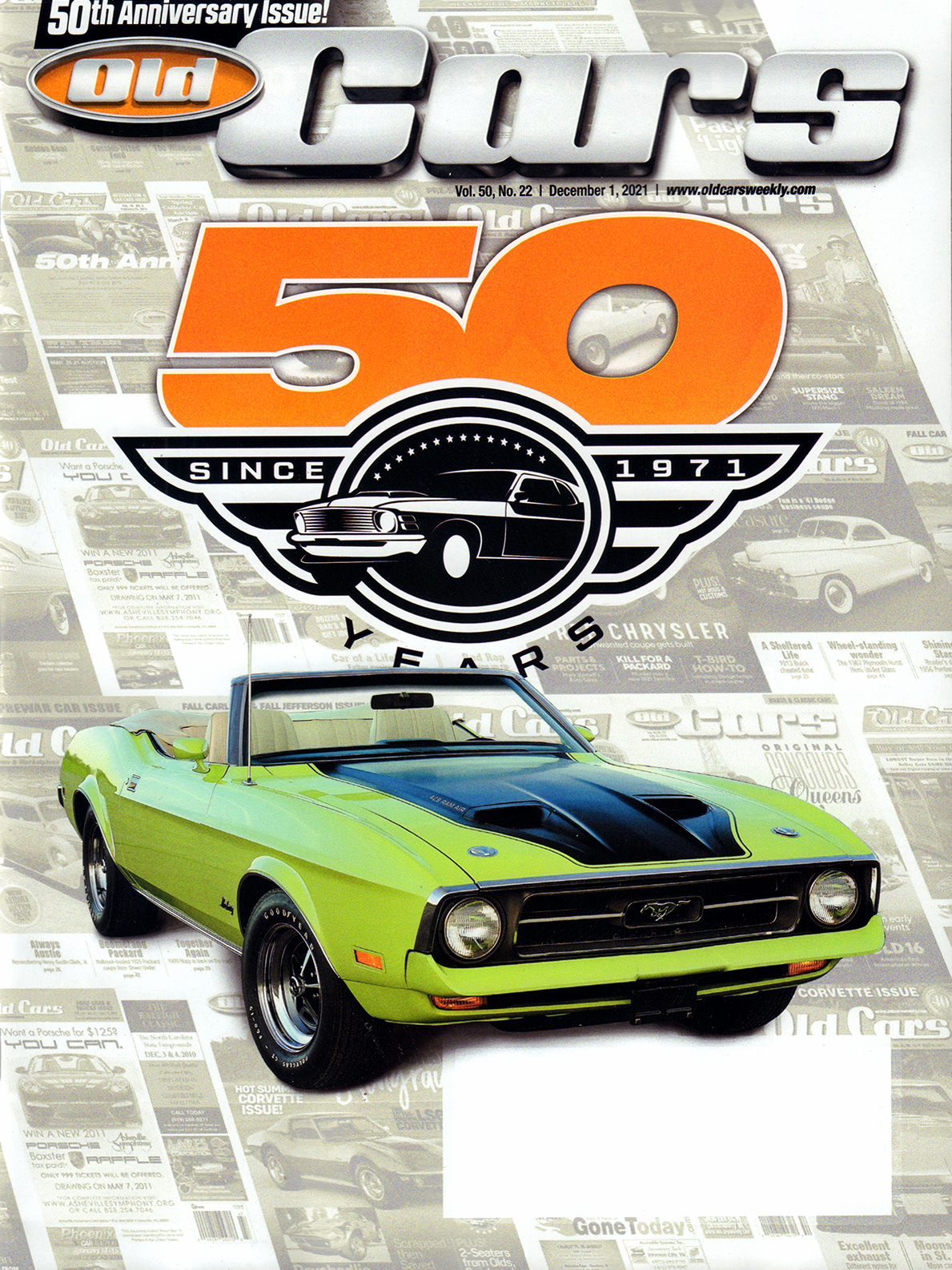 Old-Cars December 01, 2021 Issue Cover