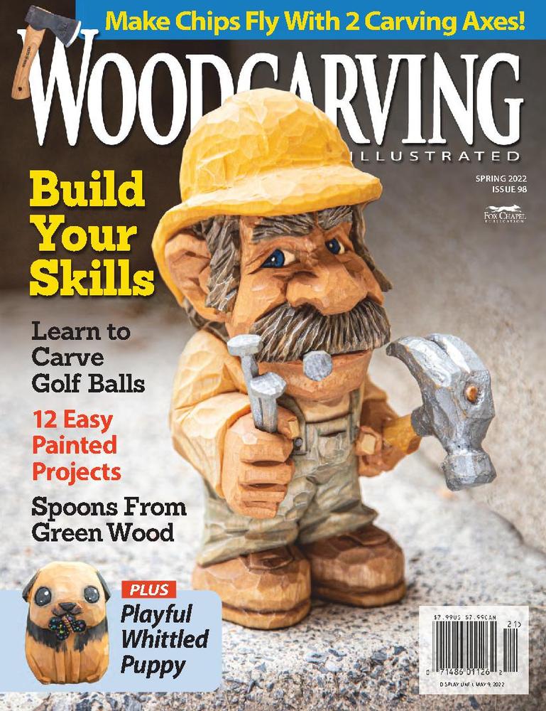 Wood-Carving-Illustrated March 01, 2022 Issue Cover