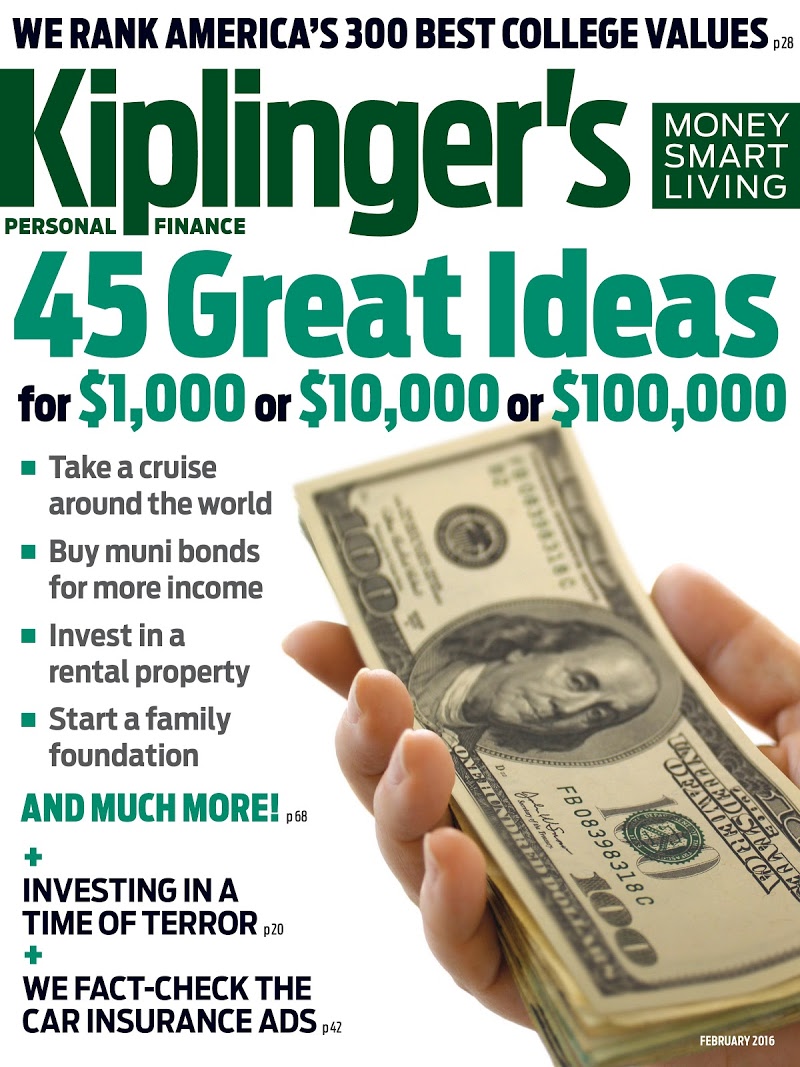 Kiplingers-Personal-Finance February 01, 2016 Issue Cover
