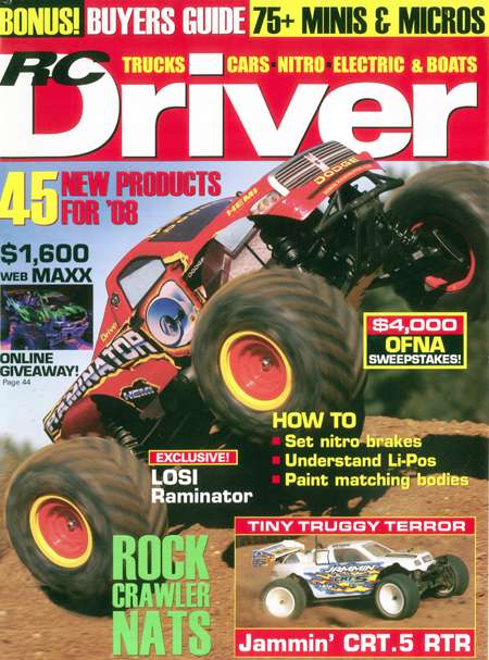 RC-Driver January 01, 2008 Issue Cover