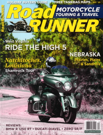 Road RUNNER Motorcycle & Touring December 01, 2019 Issue Cover