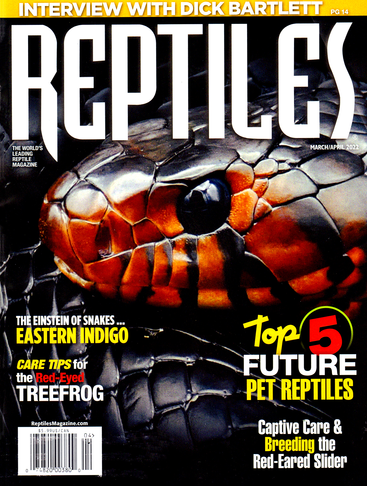 Reptiles March 01, 2022 Issue Cover