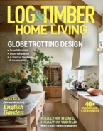 Log-and-Timber-Home-Living April 01, 2025 Issue Cover