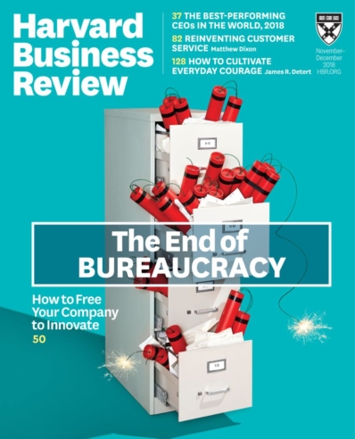 Harvard Business Review November 01, 2018 Issue Cover