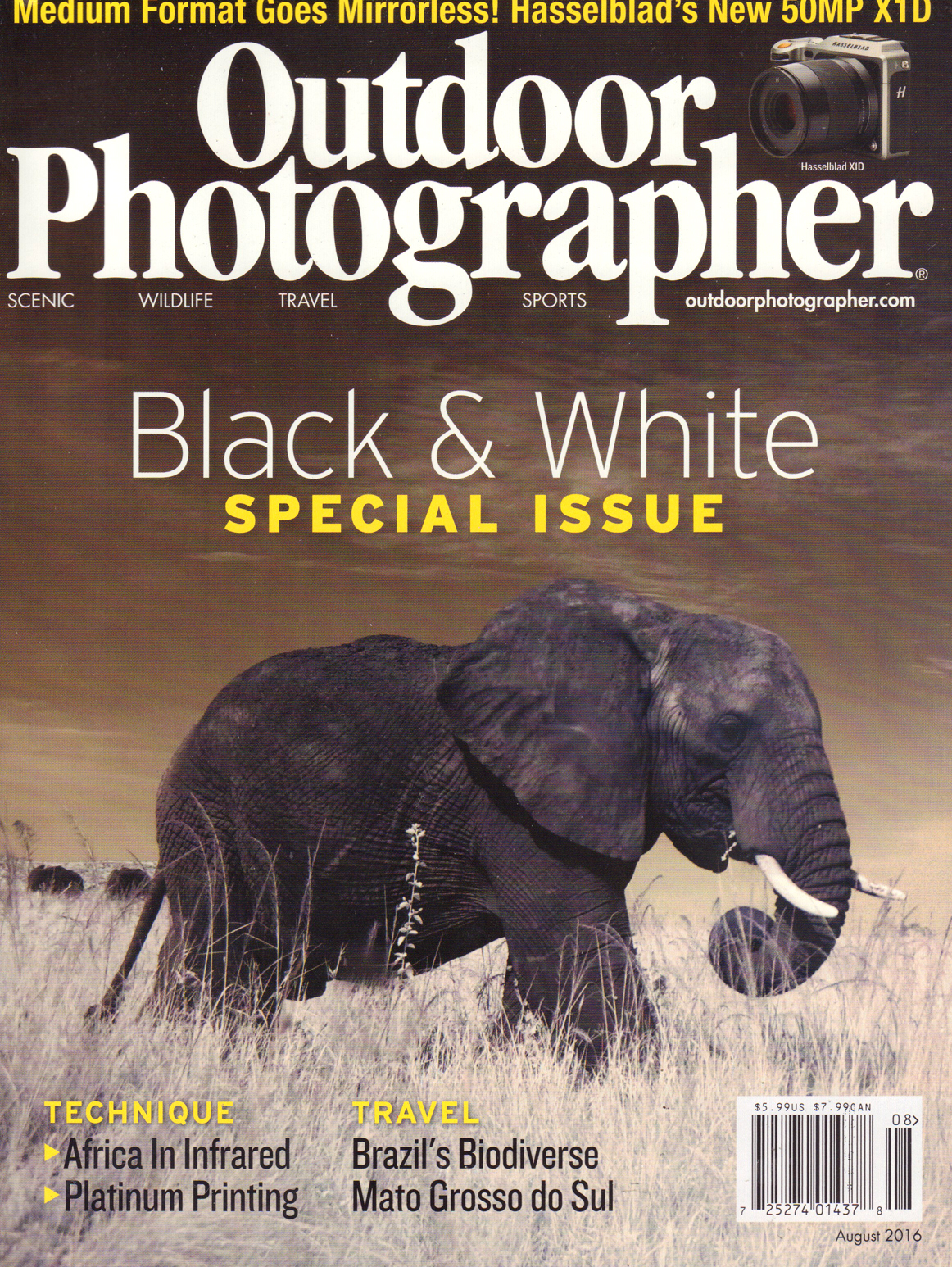 Outdoor-Photographer August 01, 2016 Issue Cover