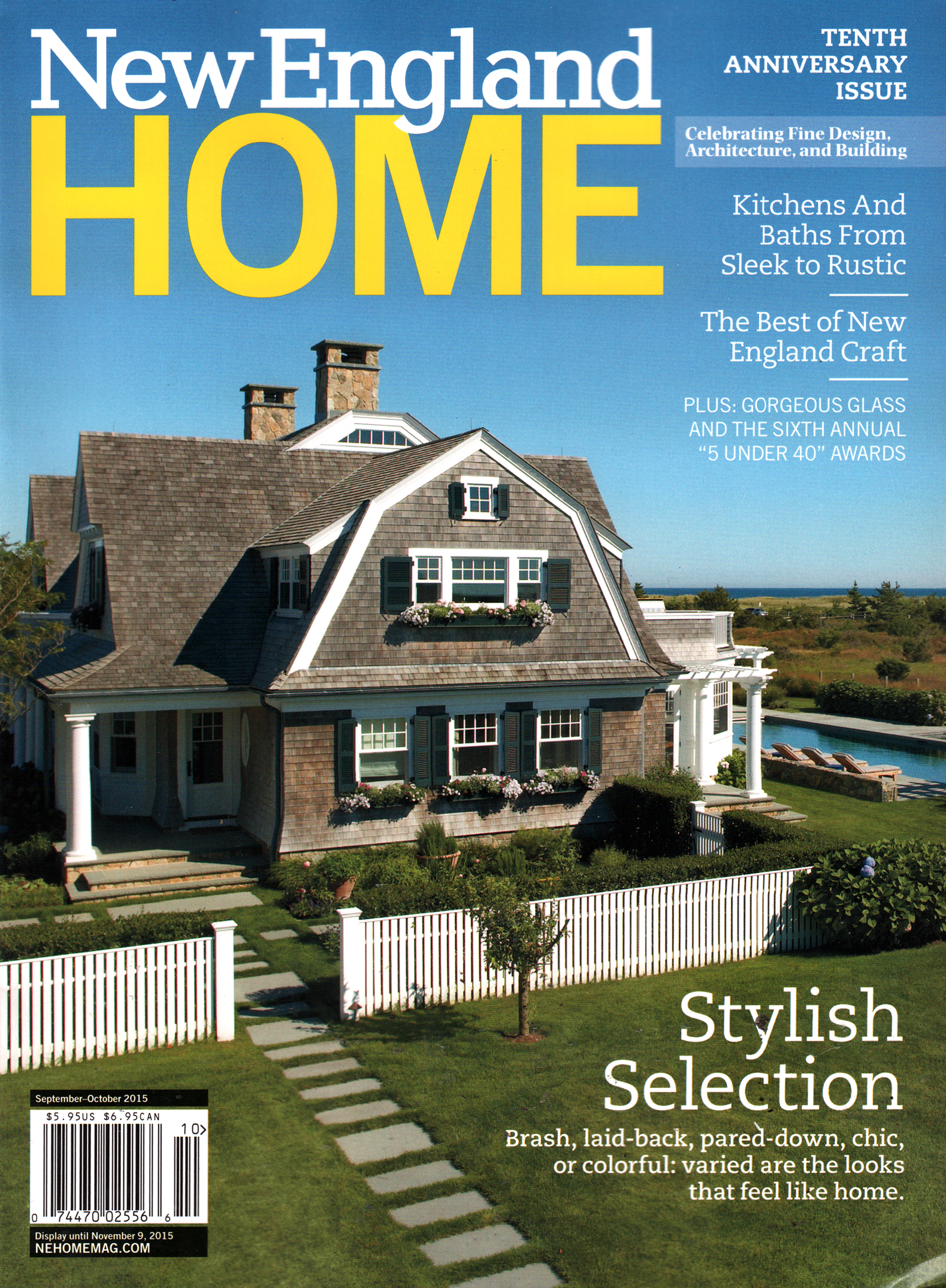 New-England-Home September 01, 2015 Issue Cover