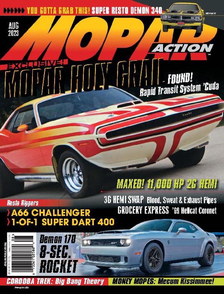 Mopar-Action August 01, 2023 Issue Cover