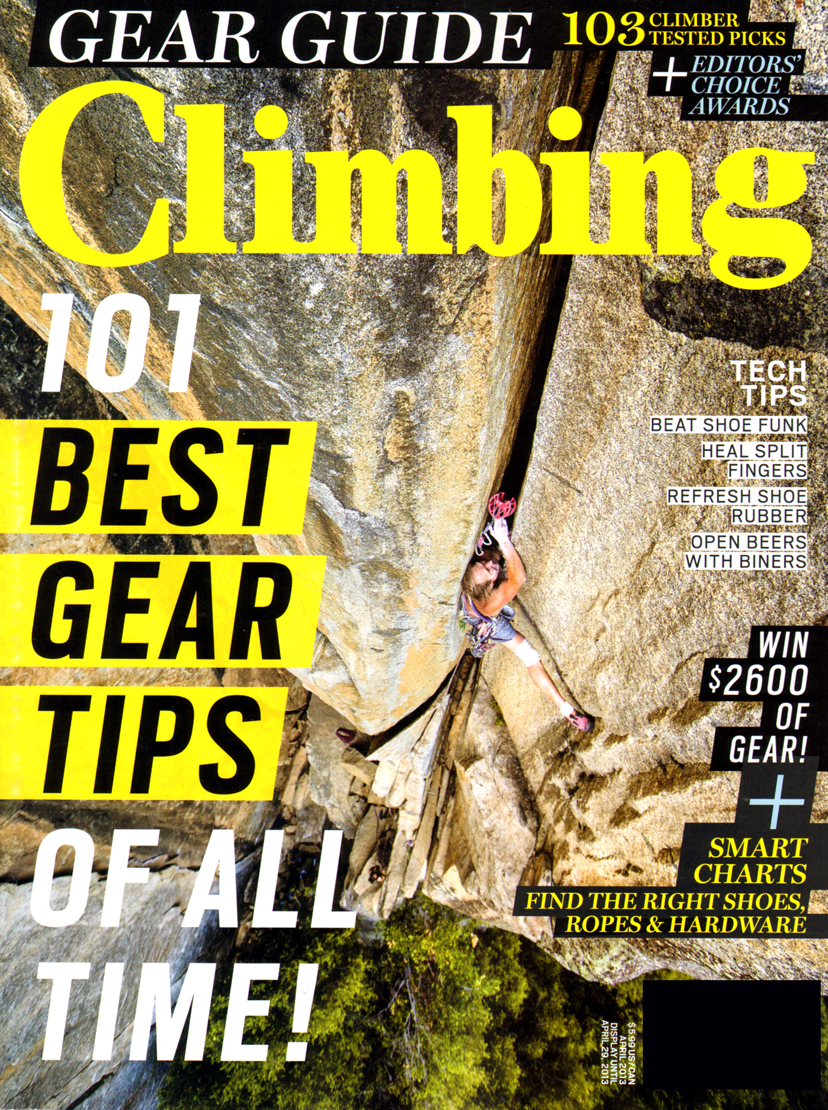 Climbing-Magazine April 01, 2013 Issue Cover