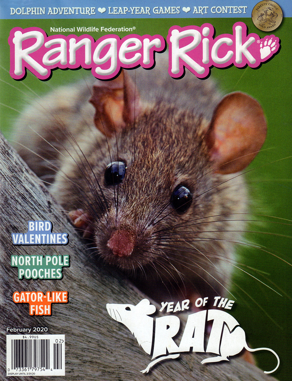 Ranger-Rick February 01, 2020 Issue Cover