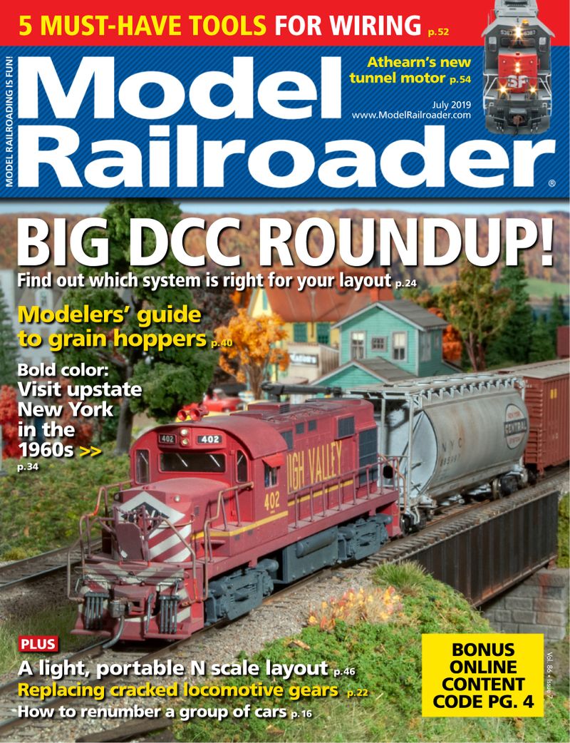 Model-Railroader July 01, 2019 Issue Cover