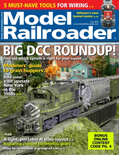 Model Railroader July 01, 2019 Issue Cover