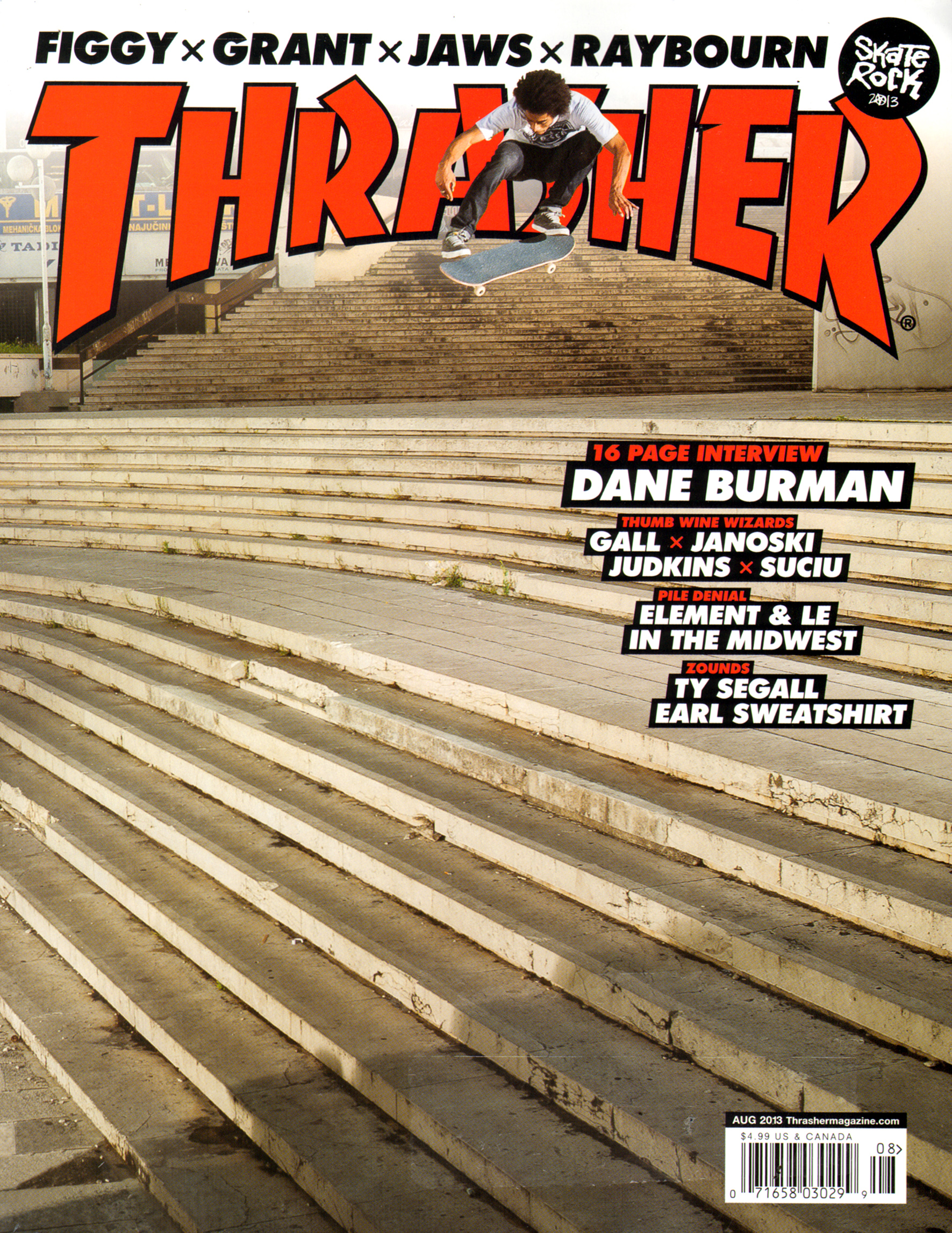 Thrasher August 01, 2013 Issue Cover