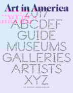Art-In-America August 01, 2017 Issue Cover