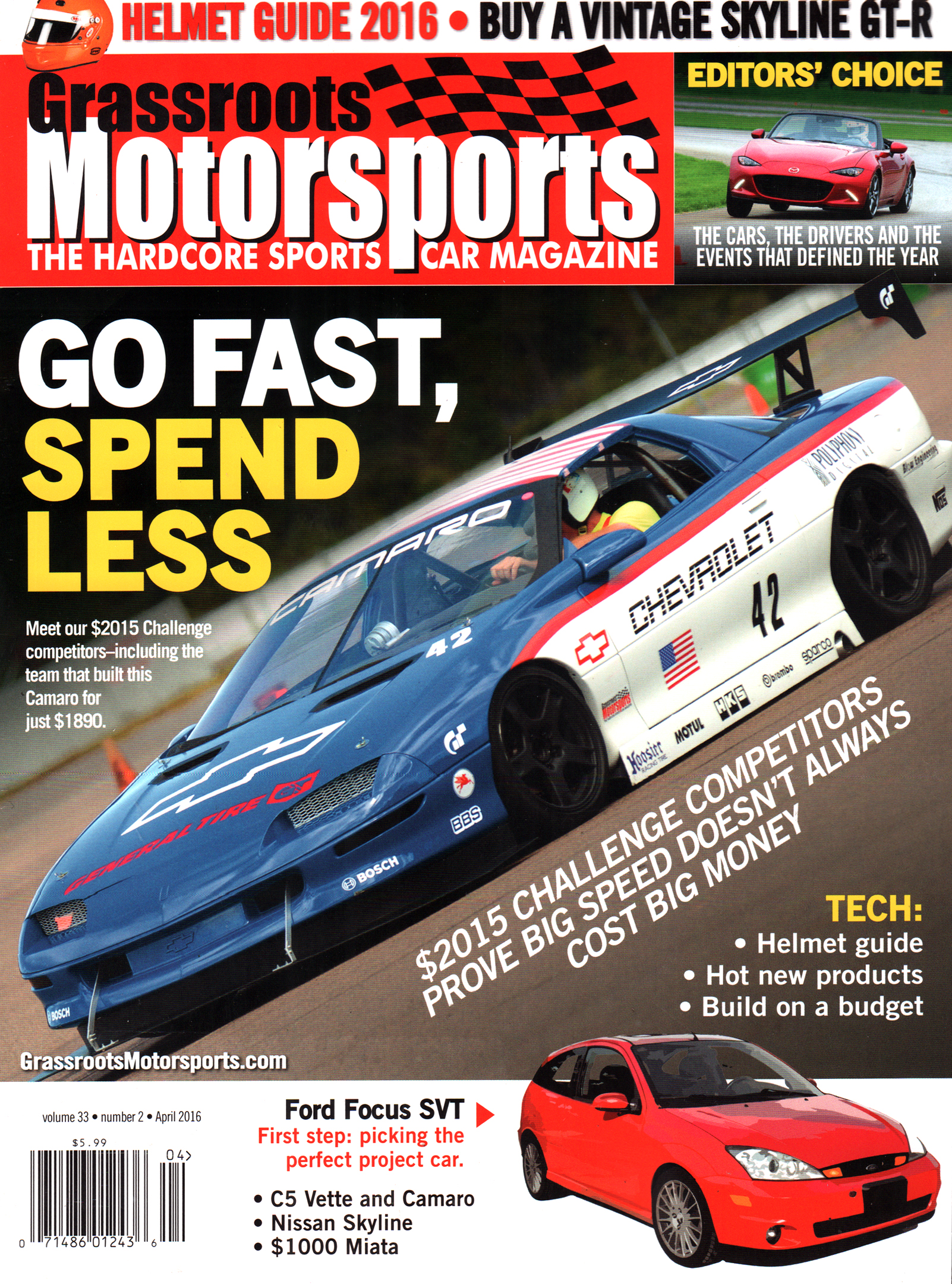 Grassroots-Motorsports April 01, 2016 Issue Cover