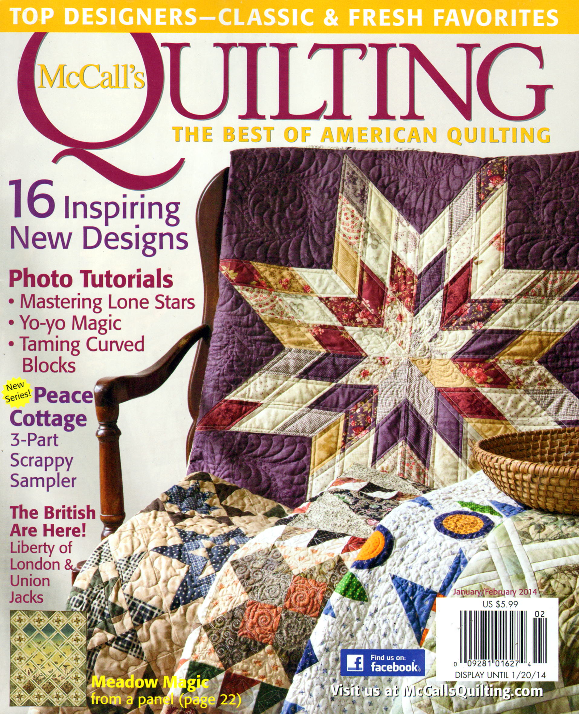 mccalls-quilting January 01, 2014 Issue Cover