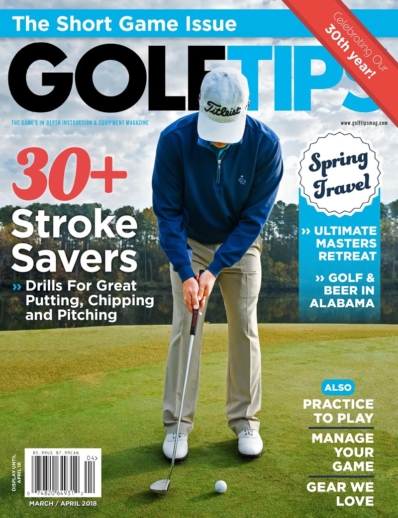 Golf Tips April 01, 2018 Issue Cover