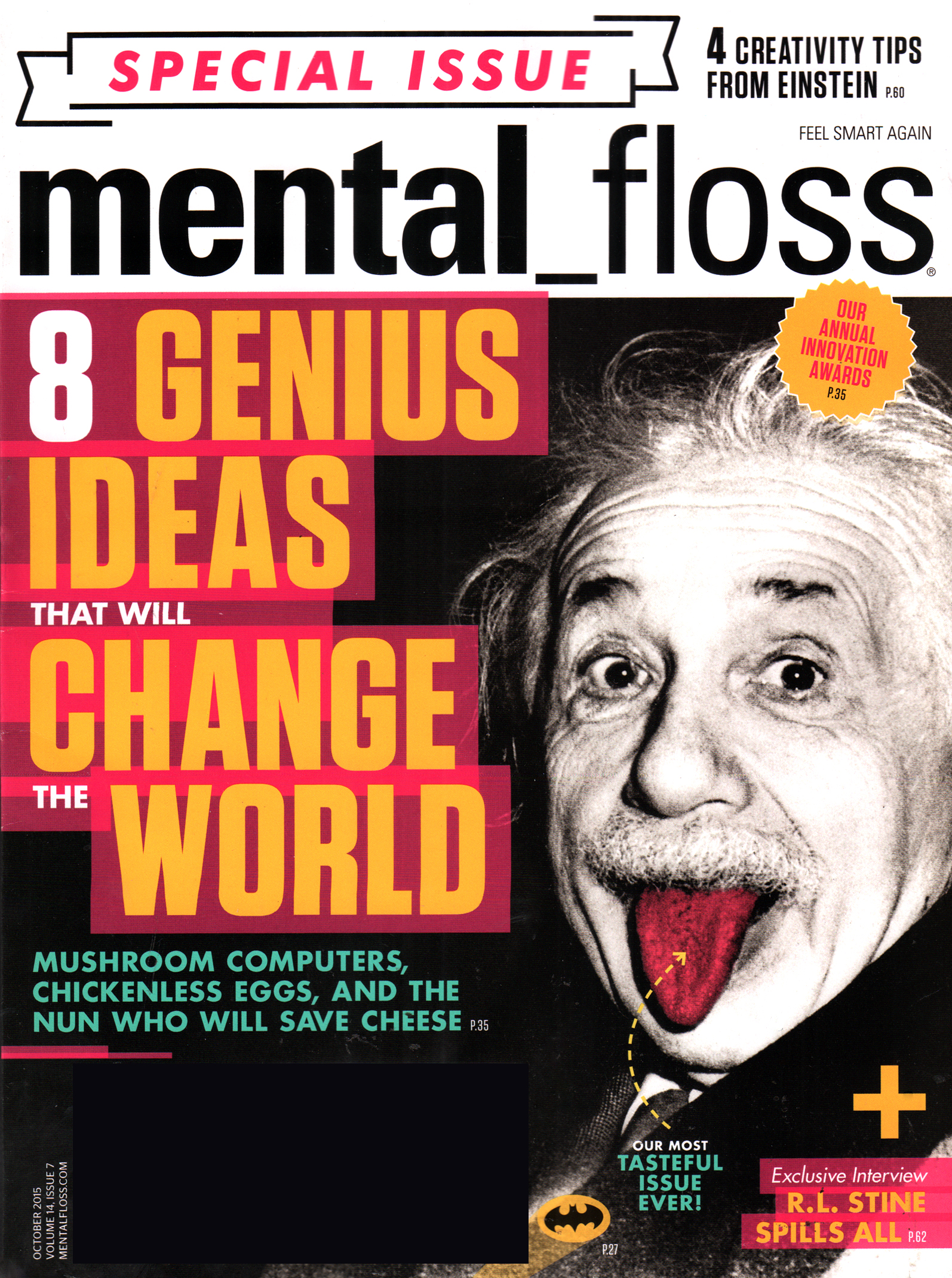 Mental-Floss October 01, 2015 Issue Cover