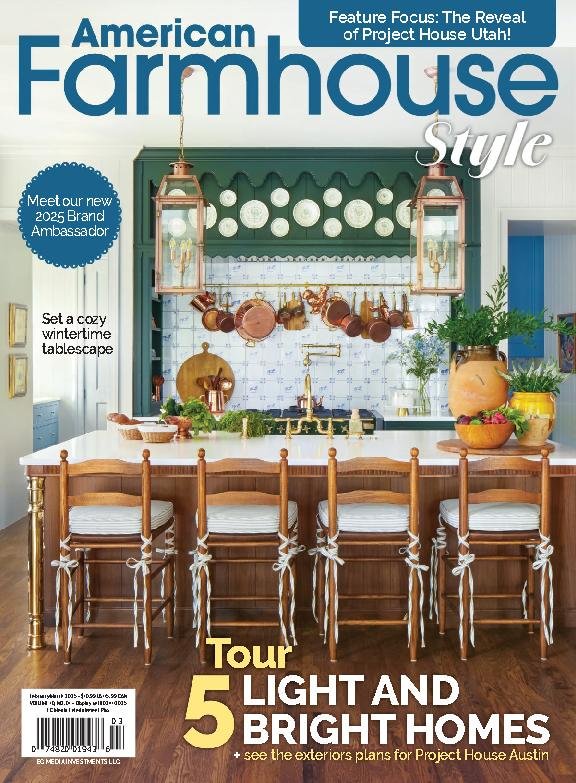 American-Farmhouse-Style February 01, 2025 Issue Cover