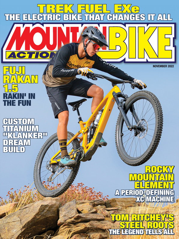 Mountain-Bike-Action November 01, 2022 Issue Cover