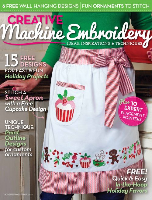 Creative-Machine-Embroidery November 01, 2014 Issue Cover