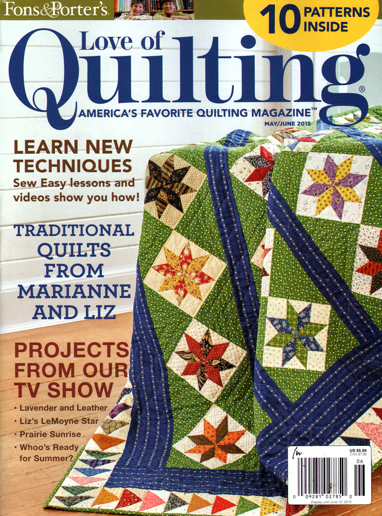 Fons-and-Porters-Love-of-Quilting May 01, 2015 Issue Cover
