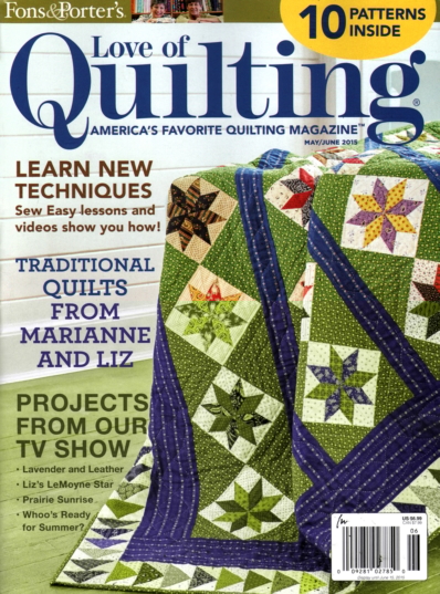 Fons & Porter's Love of Quilting May 01, 2015 Issue Cover