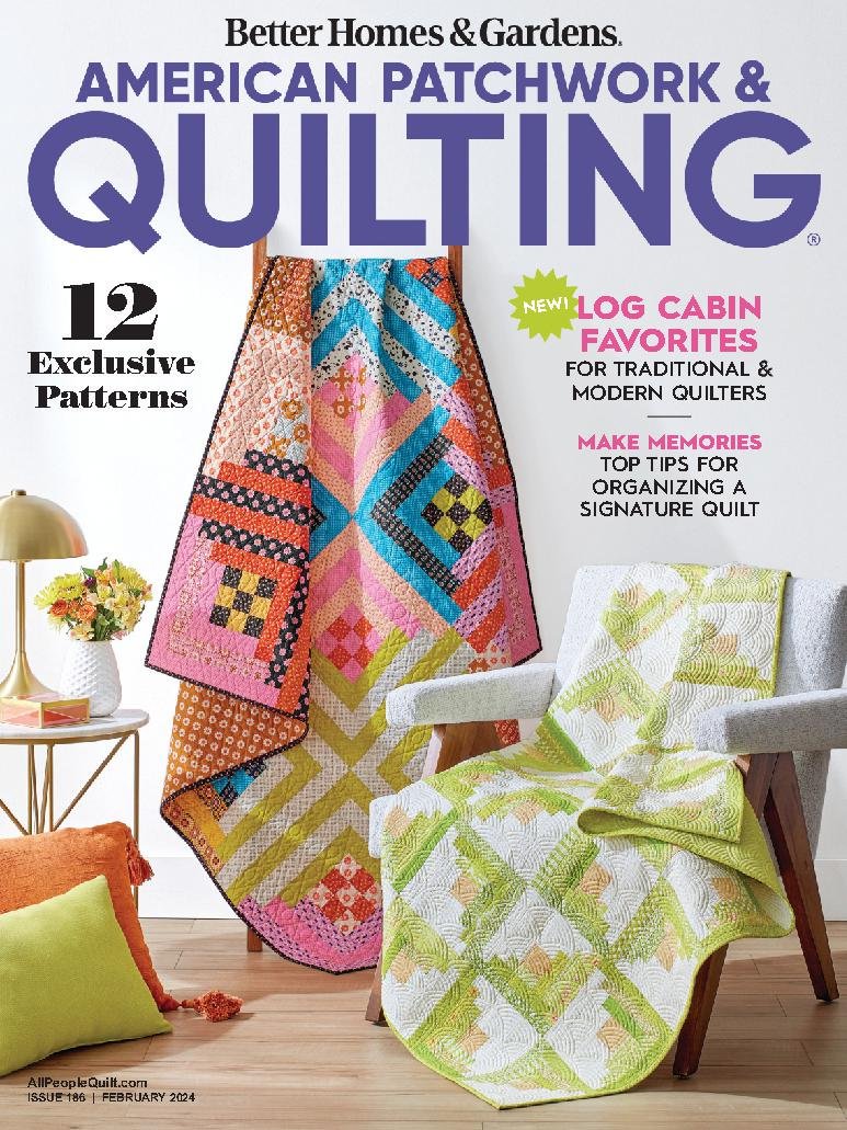 american-patchwork-and-quilting February 01, 2024 Issue Cover